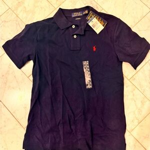 Polo by Ralph Lauren Boys Navy Blue Polo Shirt